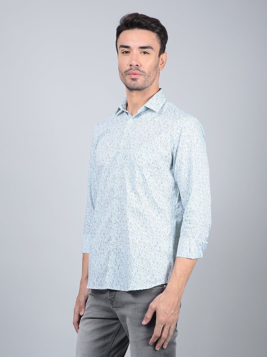 Green Checked 100% Cotton Shirt-Men Shirts-Crimsoune Club