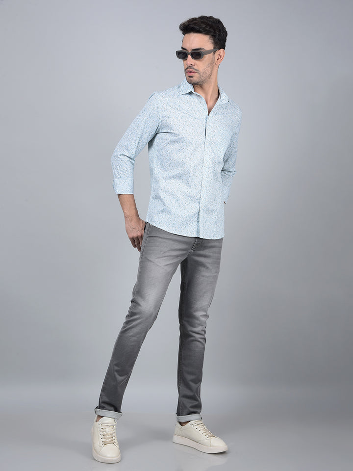 Green Checked 100% Cotton Shirt-Men Shirts-Crimsoune Club