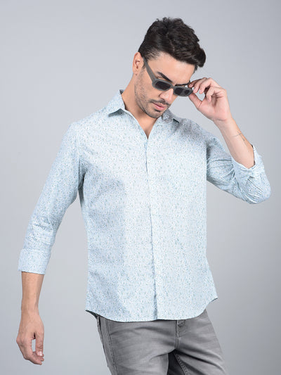 Green Checked 100% Cotton Shirt-Men Shirts-Crimsoune Club