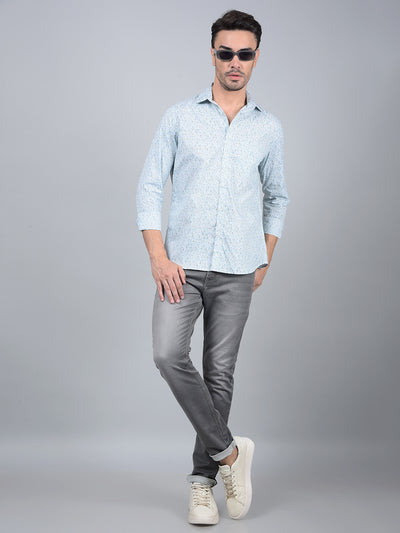 Green Checked 100% Cotton Shirt-Men Shirts-Crimsoune Club
