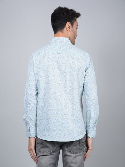 Green Checked 100% Cotton Shirt-Men Shirts-Crimsoune Club