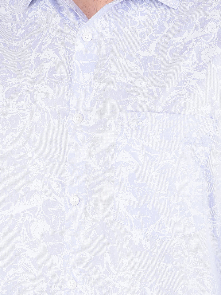 Purple Printed Shirt-Men Shirts-Crimsoune Club
