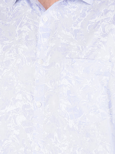 Purple Printed Shirt-Men Shirts-Crimsoune Club
