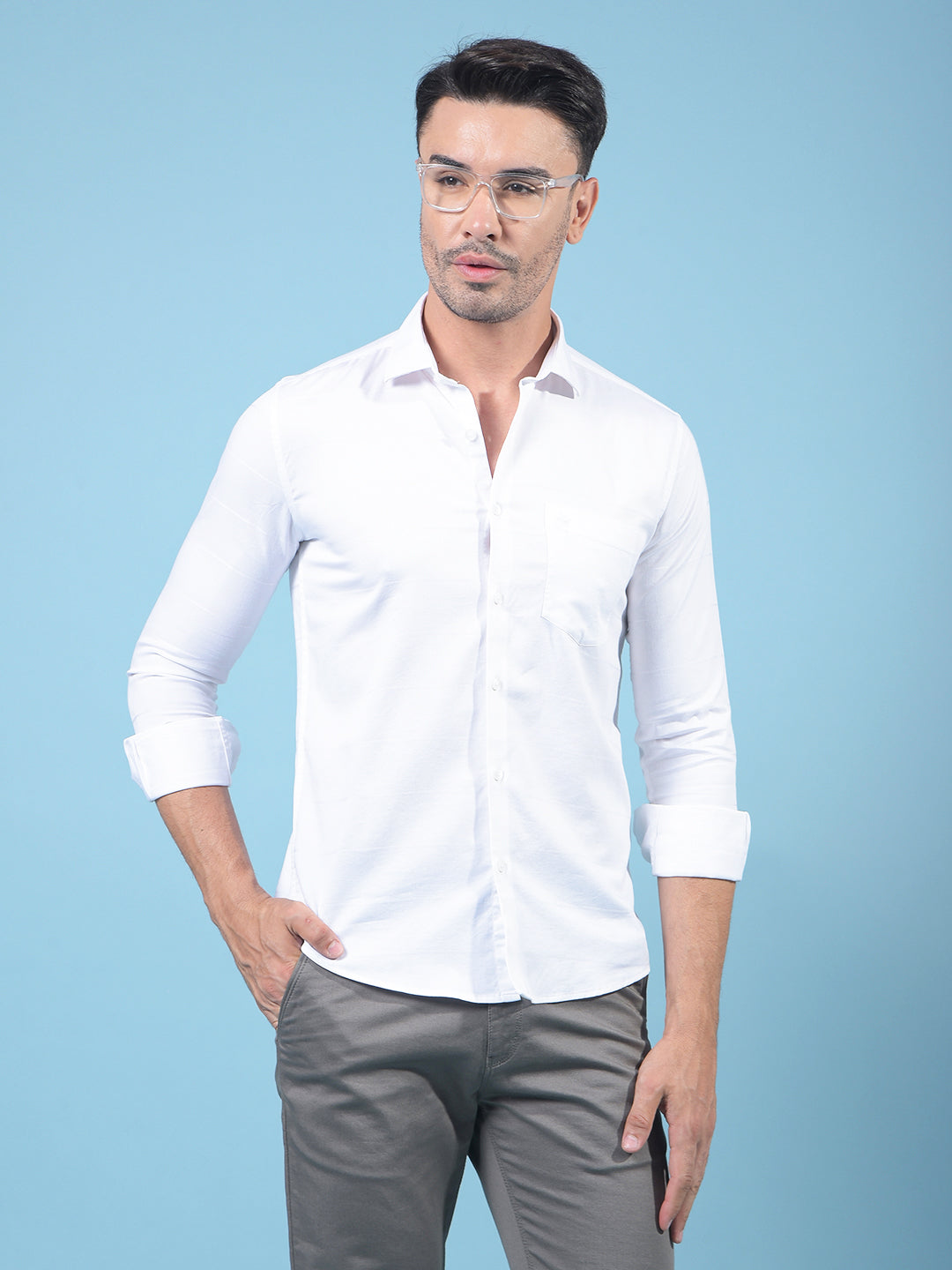 White Shirt-Men Shirts-Crimsoune Club
