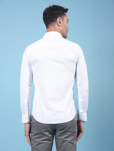 White Shirt-Men Shirts-Crimsoune Club