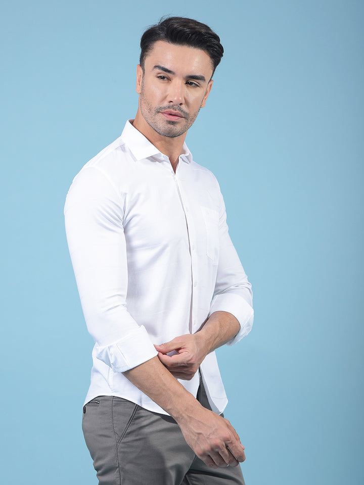 White Shirt-Men Shirts-Crimsoune Club