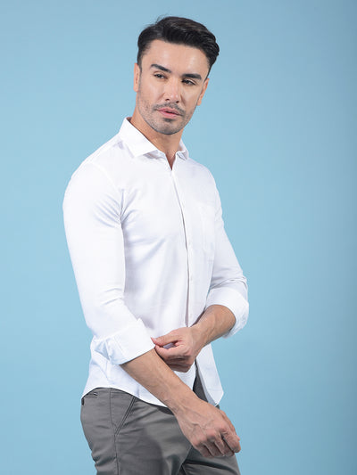 White Shirt-Men Shirts-Crimsoune Club