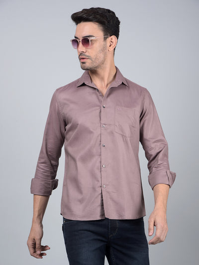 Wine Printed Shirt-Men Shirts-Crimsoune Club