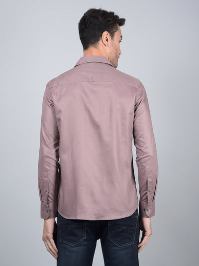 Wine Printed Shirt-Men Shirts-Crimsoune Club