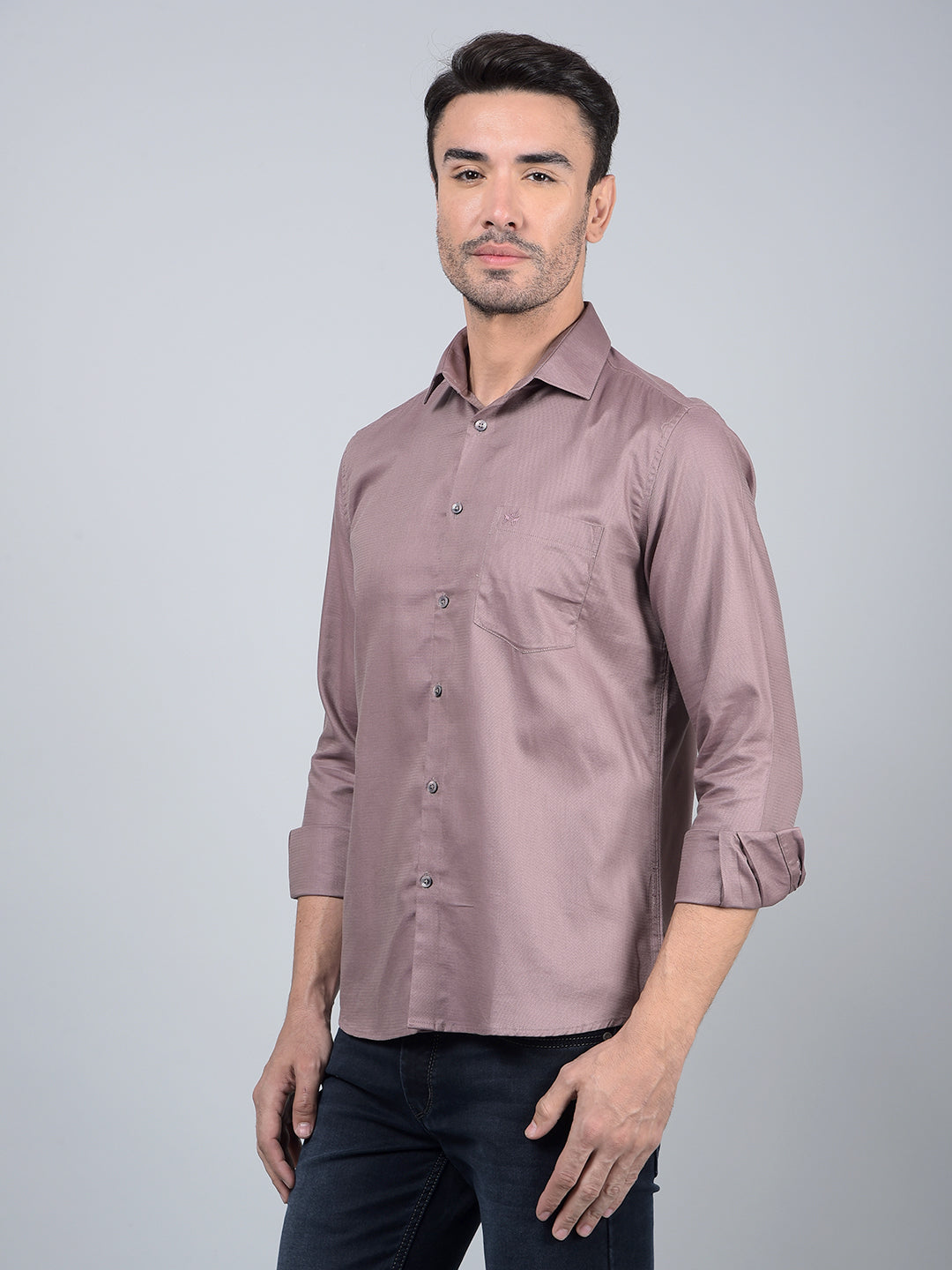 Wine Printed Shirt-Men Shirts-Crimsoune Club