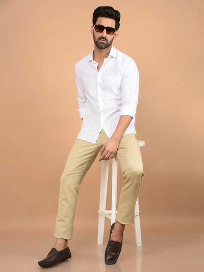 White Printed Shirt-Men Shirts-Crimsoune Club