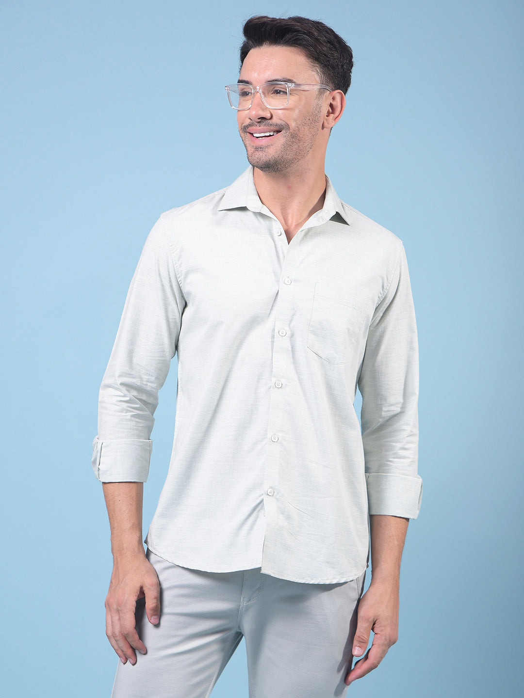 Green Shirt-Men Shirts-Crimsoune Club