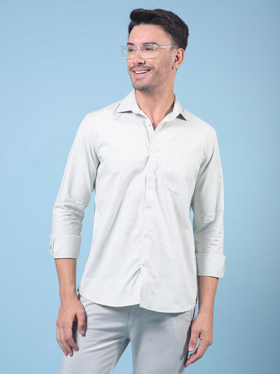 Green Shirt-Men Shirts-Crimsoune Club