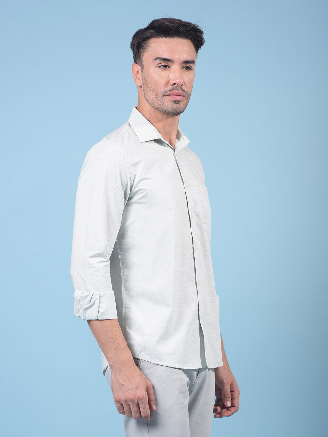 Green Shirt-Men Shirts-Crimsoune Club
