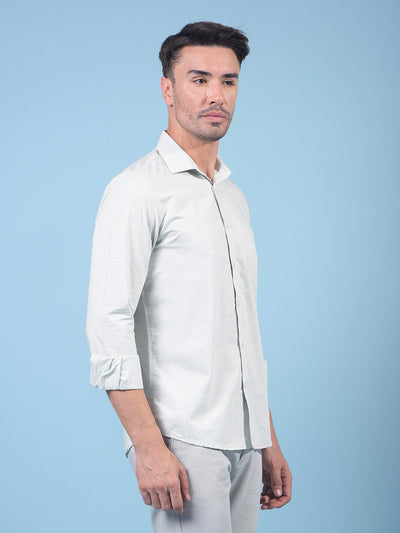 Green Shirt-Men Shirts-Crimsoune Club