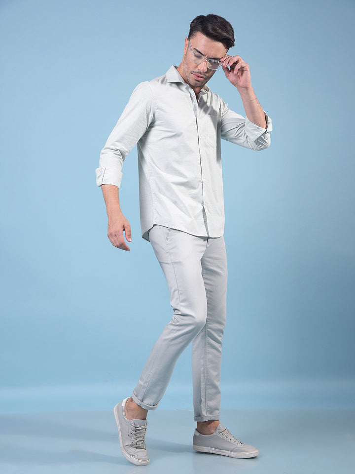 Green Shirt-Men Shirts-Crimsoune Club