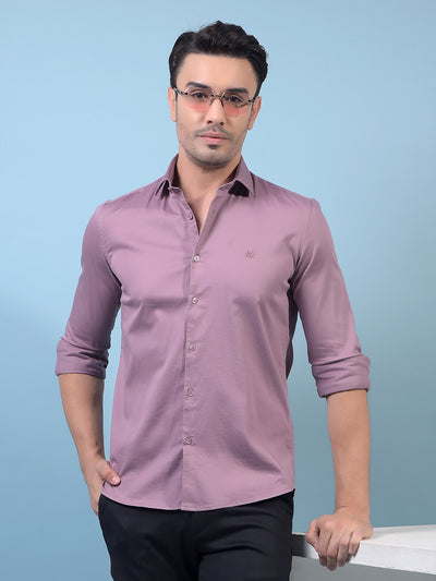 Men's Purple Shirt-Men Shirts-Crimsoune Club