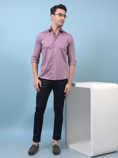 Men's Purple Shirt-Men Shirts-Crimsoune Club