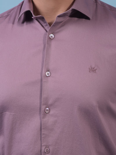 Men's Purple Shirt-Men Shirts-Crimsoune Club