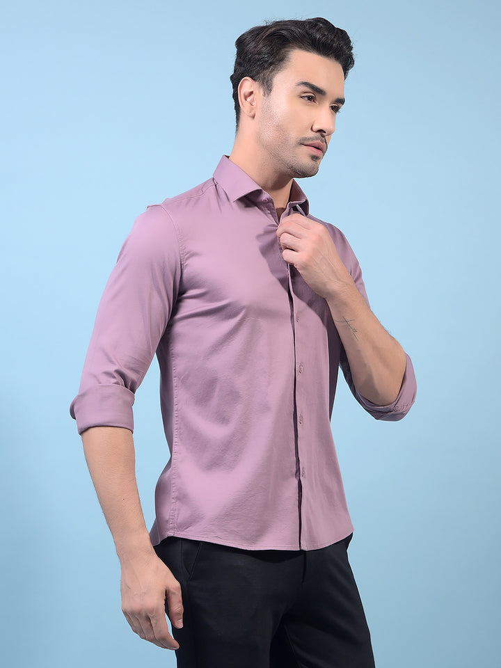 Men's Purple Shirt-Men Shirts-Crimsoune Club