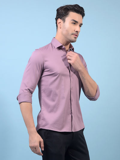 Men's Purple Shirt-Men Shirts-Crimsoune Club