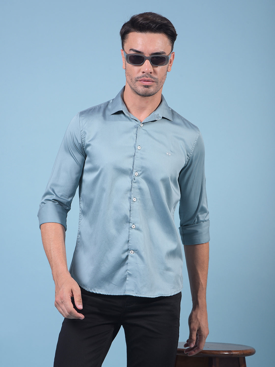Green Shirt-Men Shirts-Crimsoune Club
