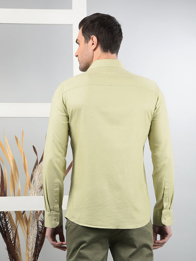 Green Shirt-Men Shirts-Crimsoune Club