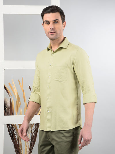Green Shirt-Men Shirts-Crimsoune Club