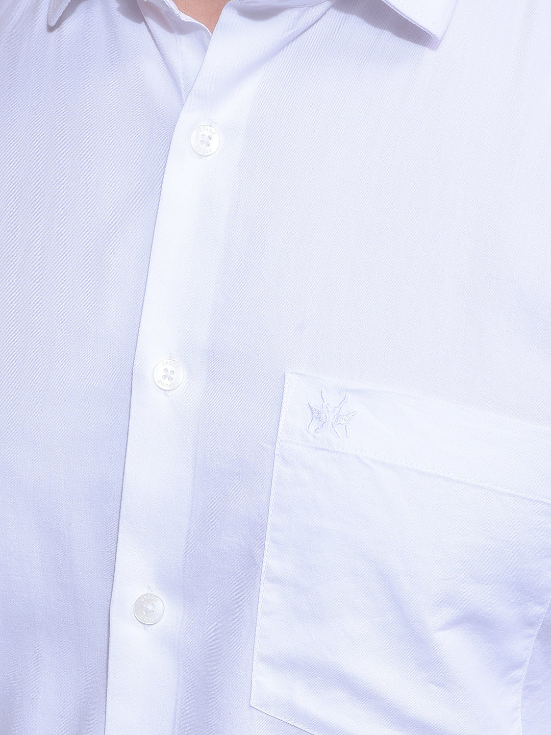 White Modal Shirt-Men Shirts-Crimsoune Club