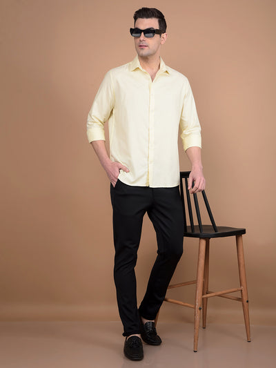 Yellow Modal Shirt-Men Shirts-Crimsoune Club