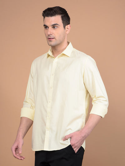 Yellow Modal Shirt-Men Shirts-Crimsoune Club