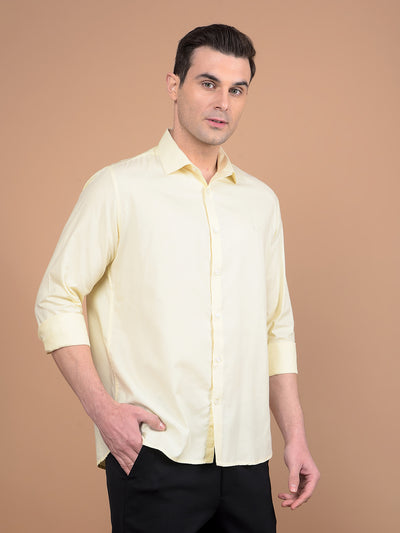 Yellow Modal Shirt-Men Shirts-Crimsoune Club
