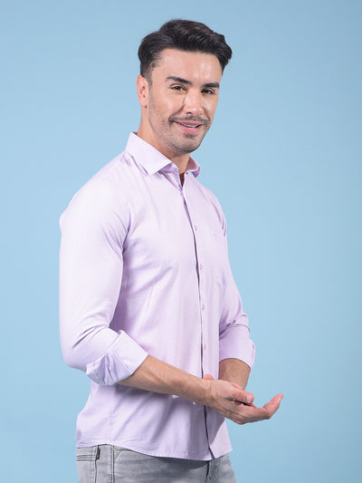 Purple Shirt-Men Shirts-Crimsoune Club