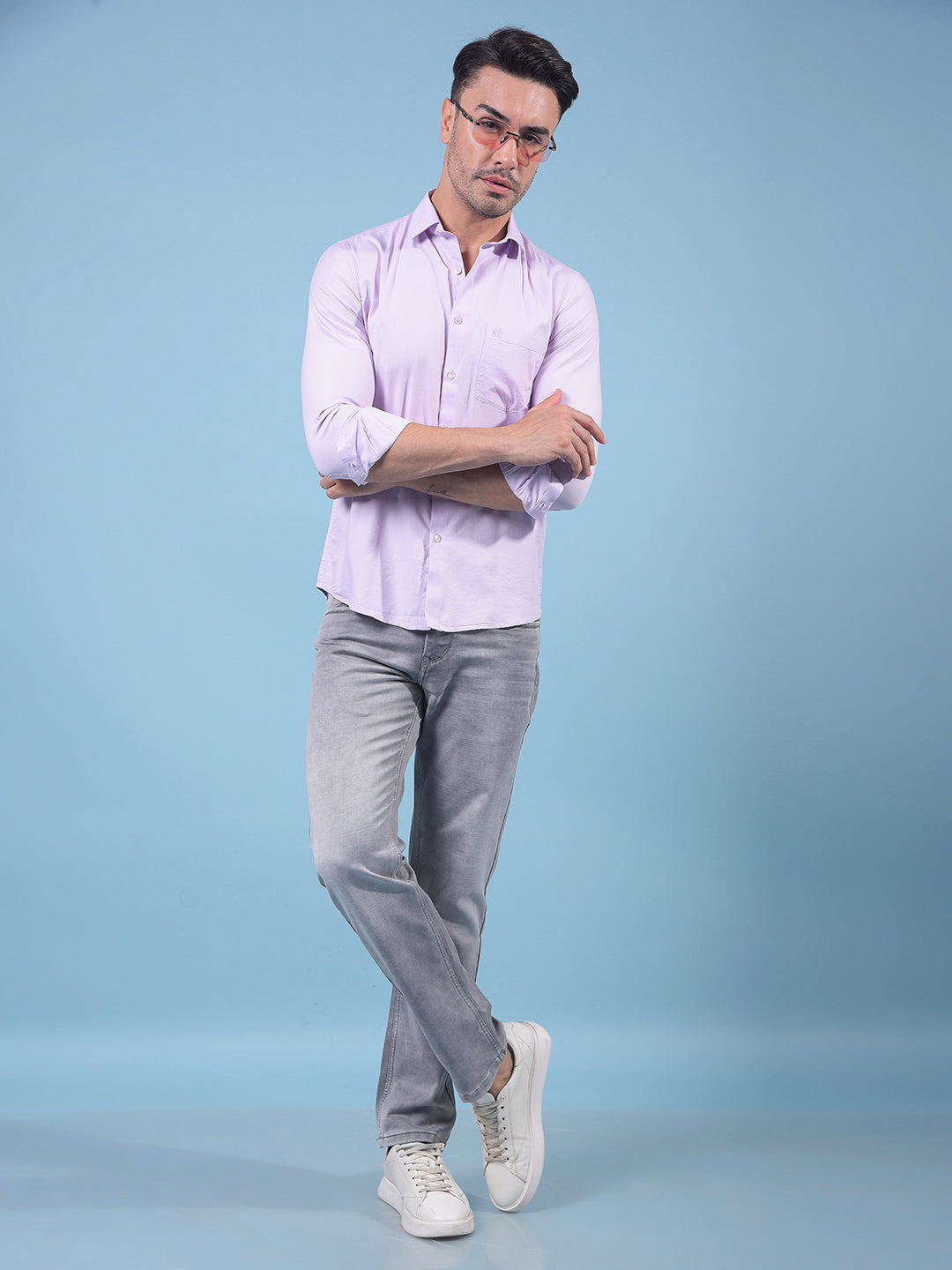 Purple Shirt-Men Shirts-Crimsoune Club