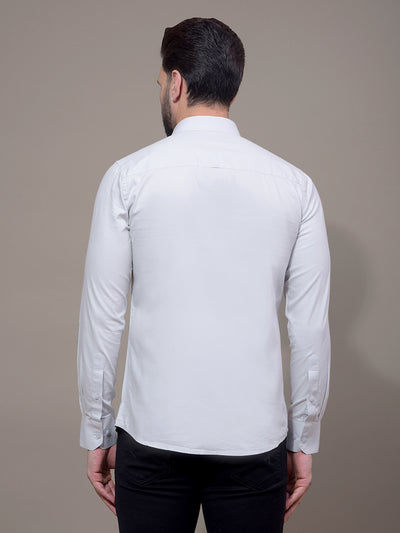 Grey Modal Shirt-Men Shirts-Crimsoune Club