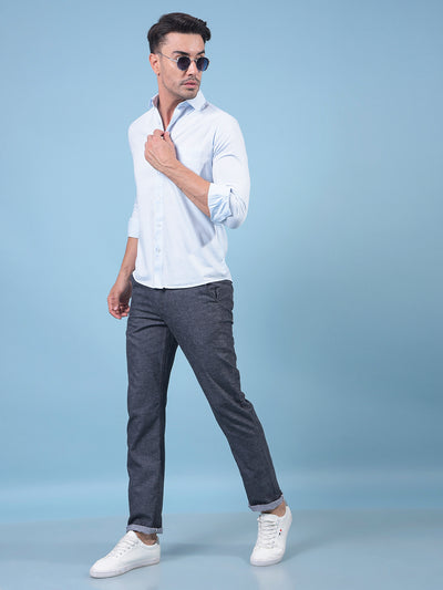Blue Shirt-Men Shirts-Crimsoune Club
