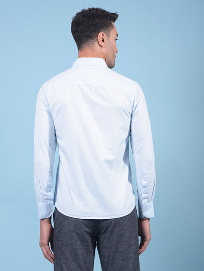 Blue Shirt-Men Shirts-Crimsoune Club