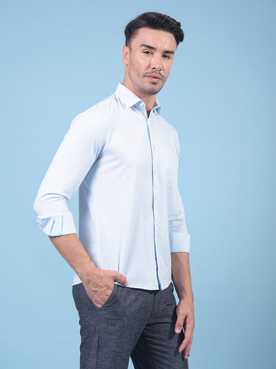 Blue Shirt-Men Shirts-Crimsoune Club