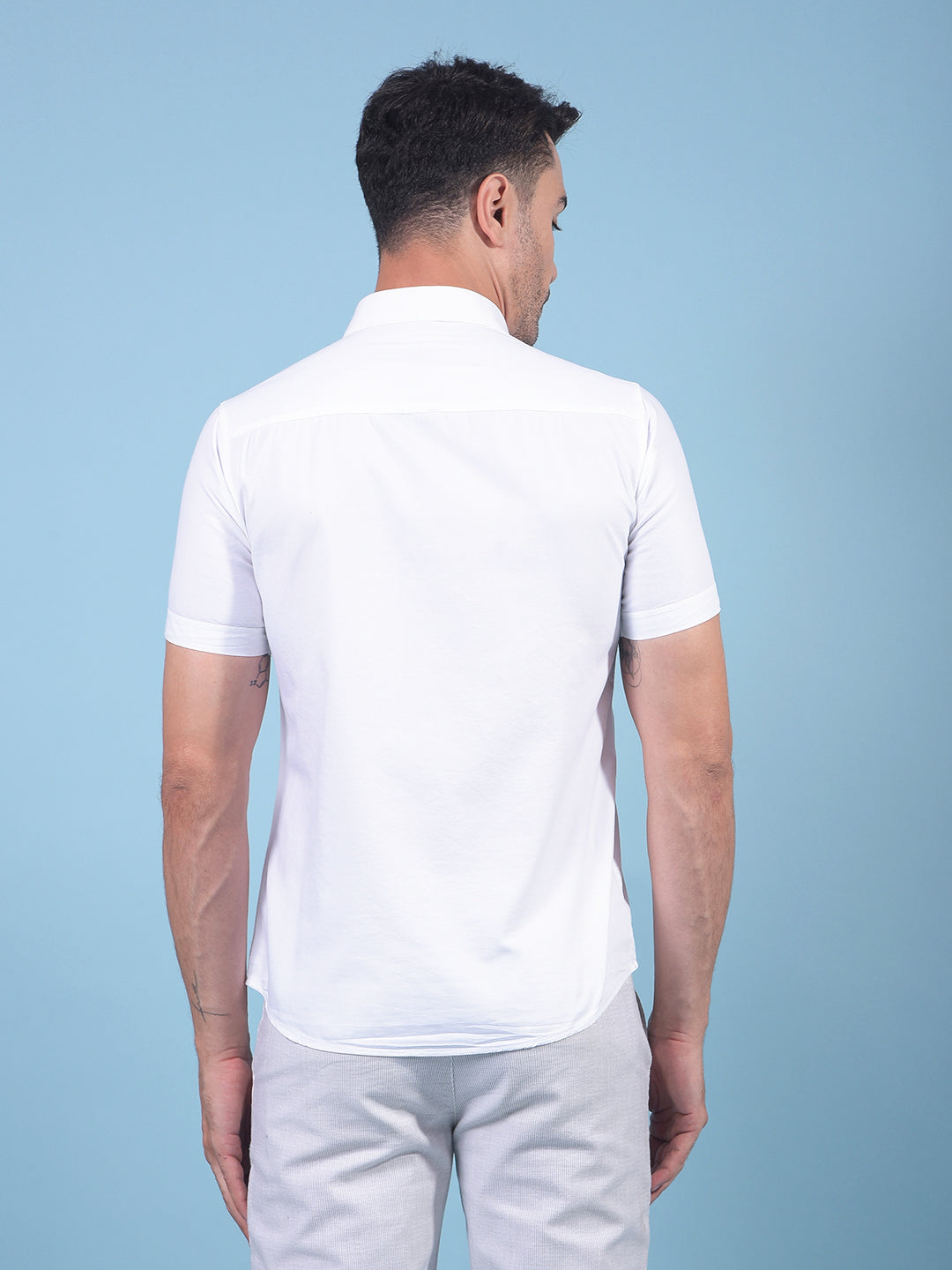 White Shirt-Men Shirts-Crimsoune Club