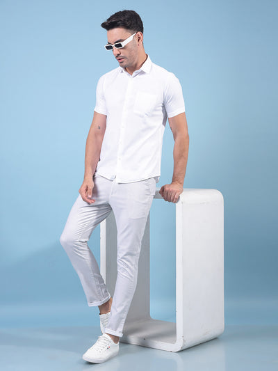 White Shirt-Men Shirts-Crimsoune Club
