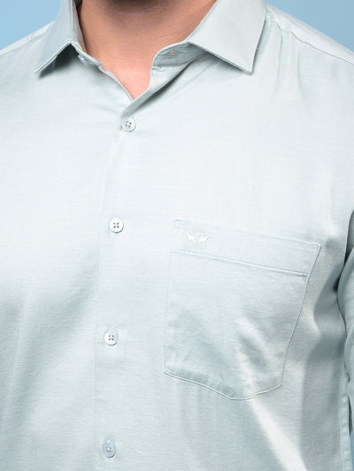 Men's Green Shirt-Men Shirts-Crimsoune Club