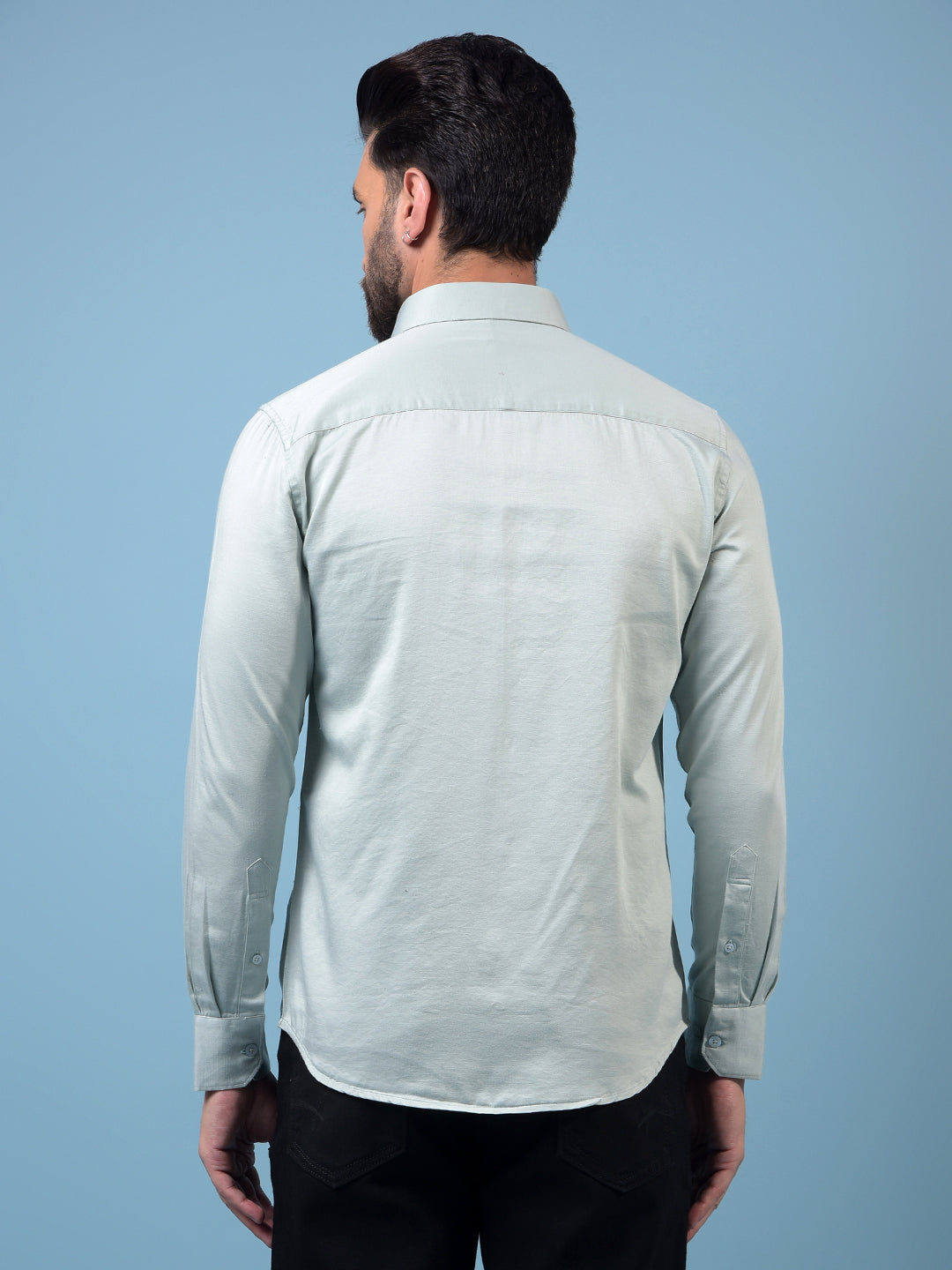 Men's Green Shirt-Men Shirts-Crimsoune Club