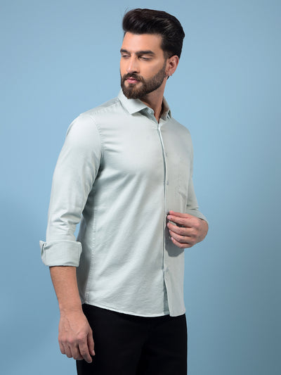 Men's Green Shirt-Men Shirts-Crimsoune Club