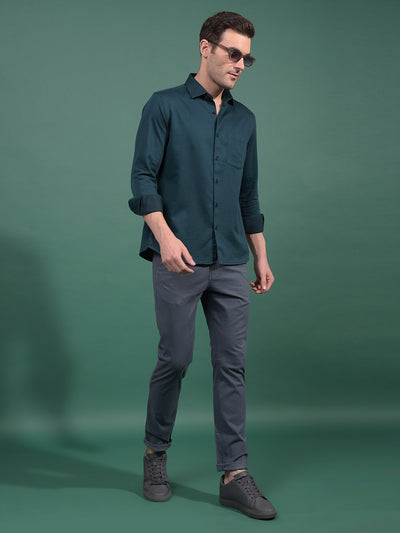 Green Shirt-Men Shirts-Crimsoune Club
