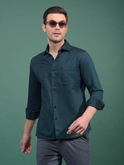 Green Shirt-Men Shirts-Crimsoune Club
