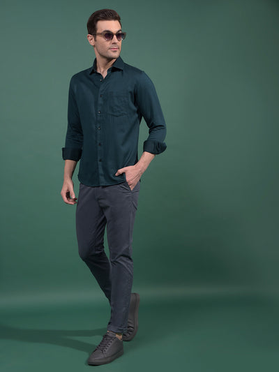 Green Shirt-Men Shirts-Crimsoune Club