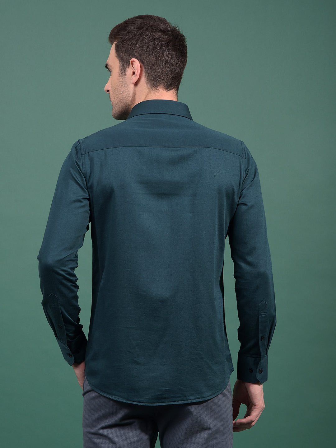Green Shirt-Men Shirts-Crimsoune Club
