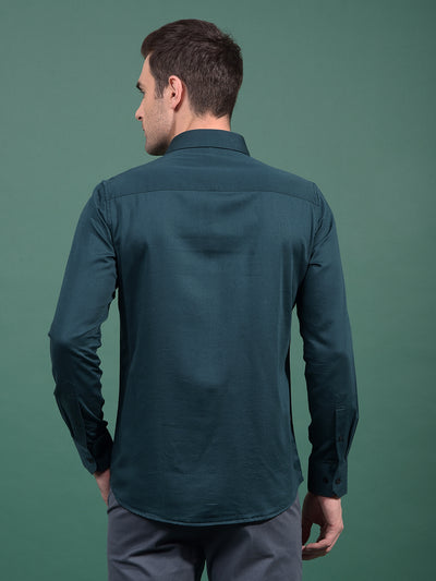 Green Shirt-Men Shirts-Crimsoune Club