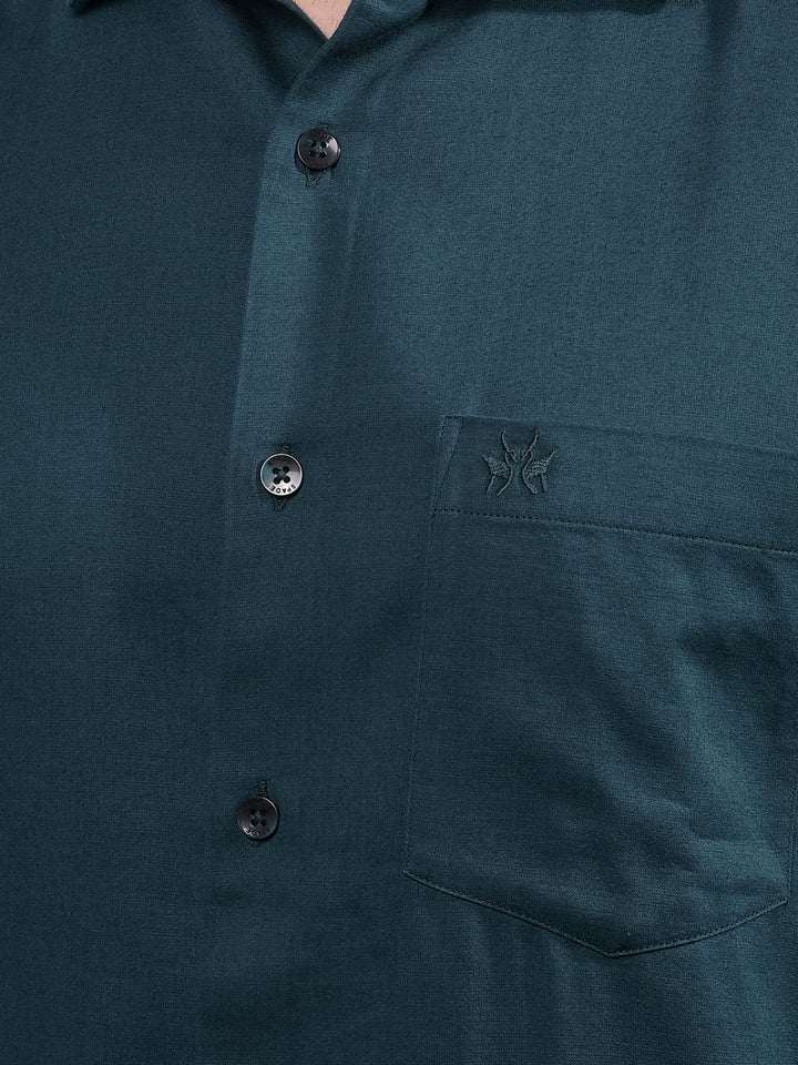 Green Shirt-Men Shirts-Crimsoune Club