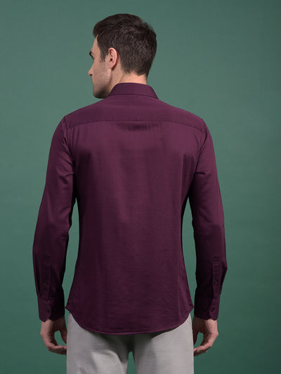 Maroon Shirt-Men Shirts-Crimsoune Club